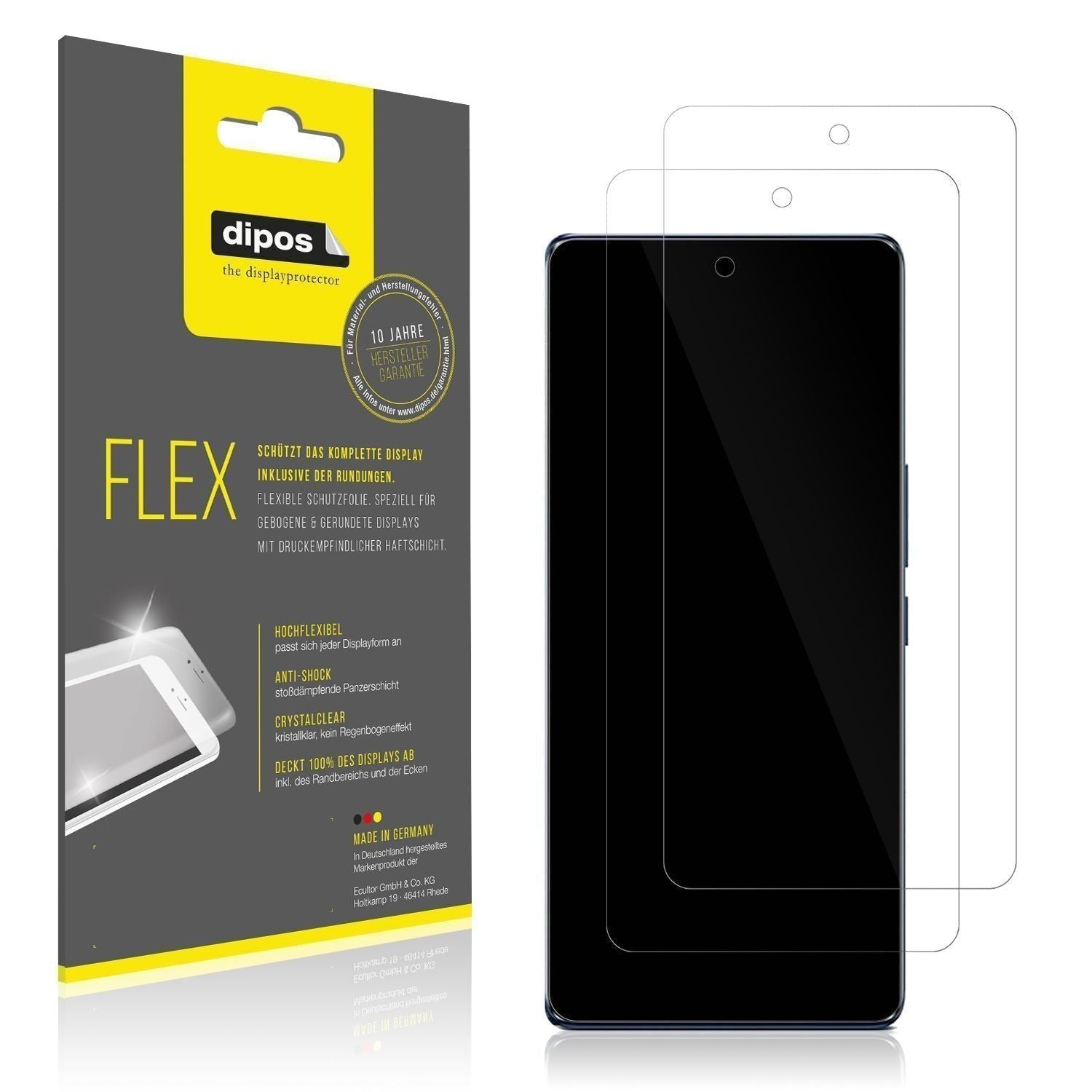 2x 3D Full Cover Schutzfolie für Lava Blaze Duo (1)