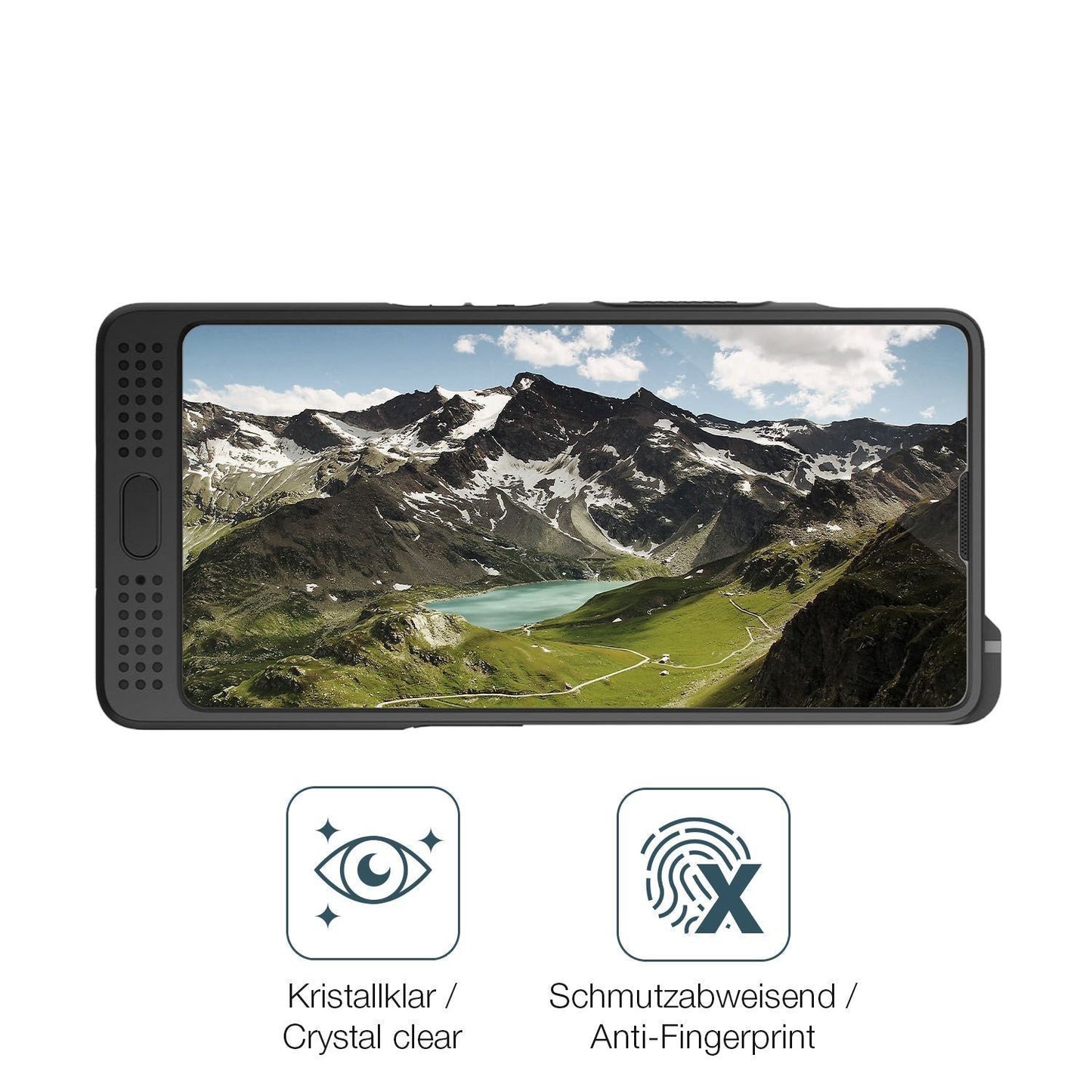 4x Schutzfolie klar für Sonim XP10 Display-Schutzf (4)