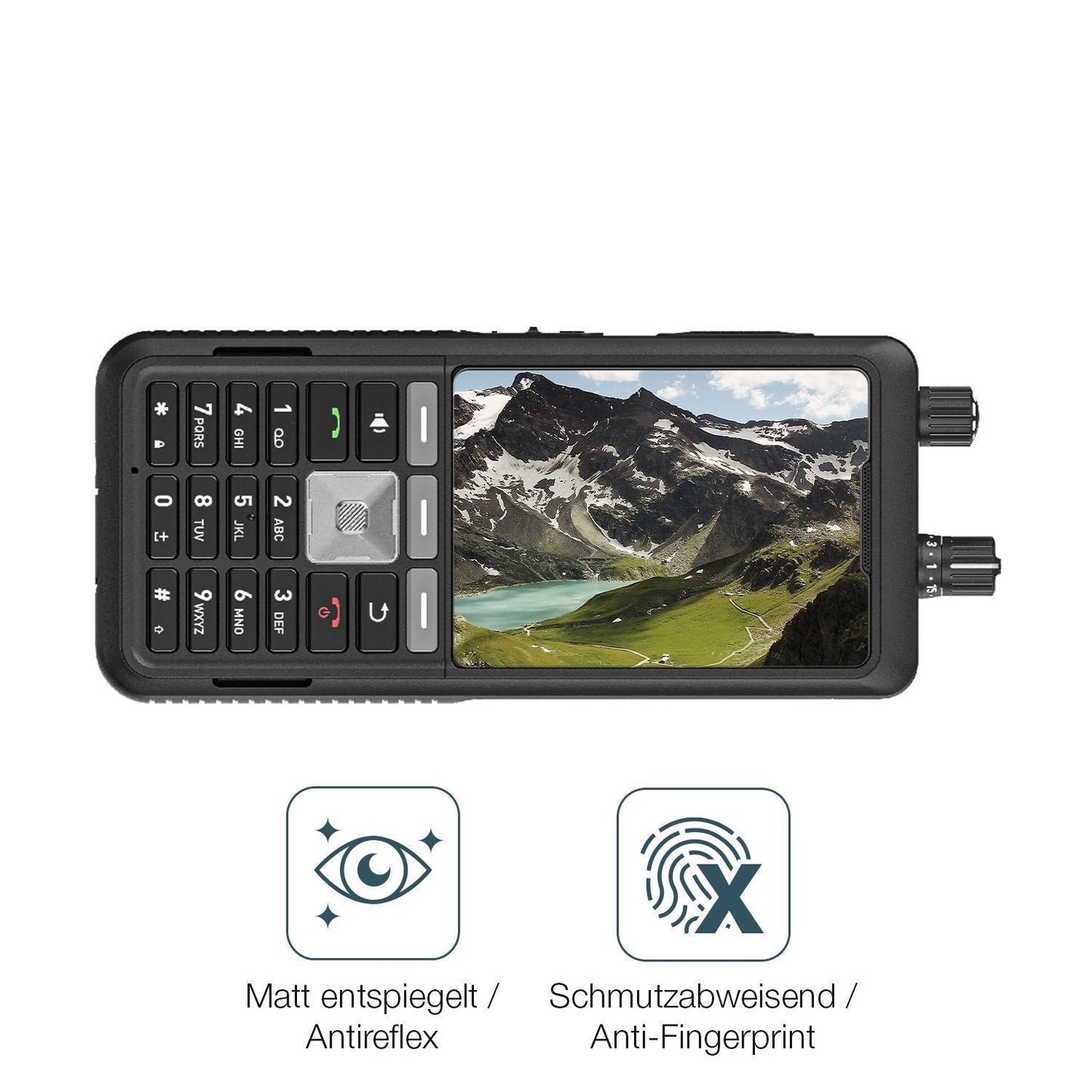 4x Schutzfolie matt für Sonim XP5 Plus Display-Sch (4)