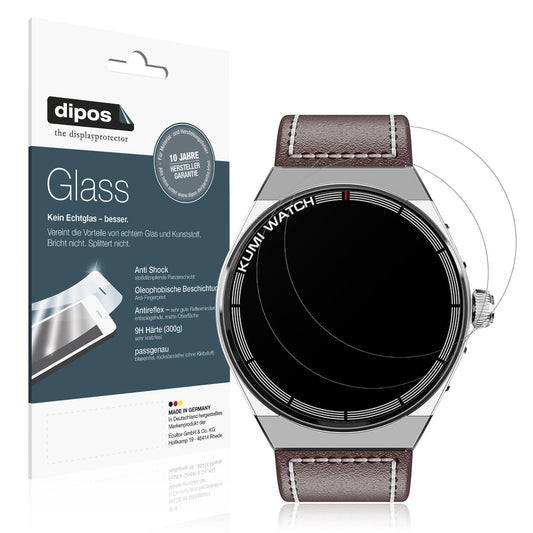 2x 9H Schutzfolie matt für Kumi GT5 Max Panzerfoli (1)