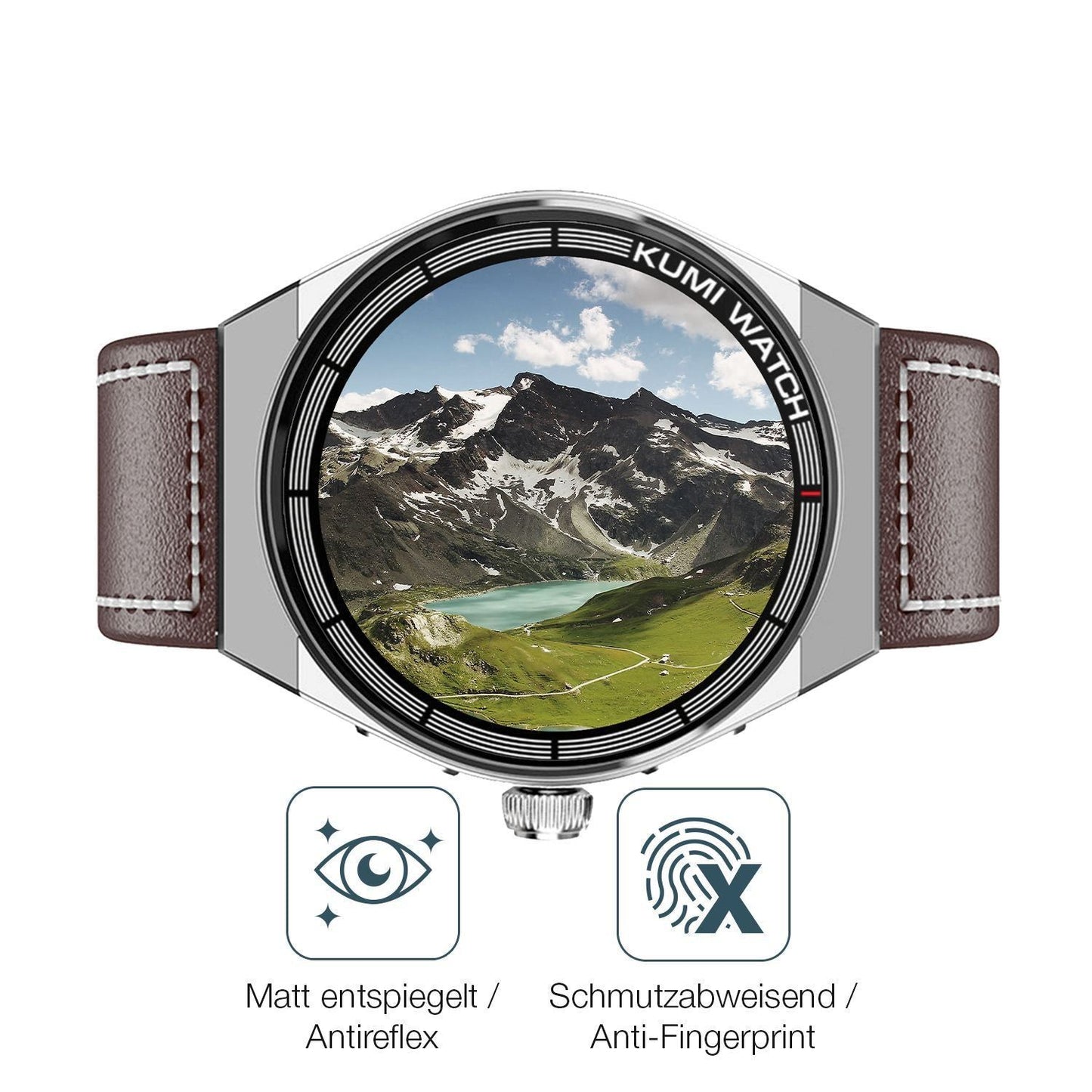 2x 9H Schutzfolie matt für Kumi GT5 Max Panzerfoli (5)
