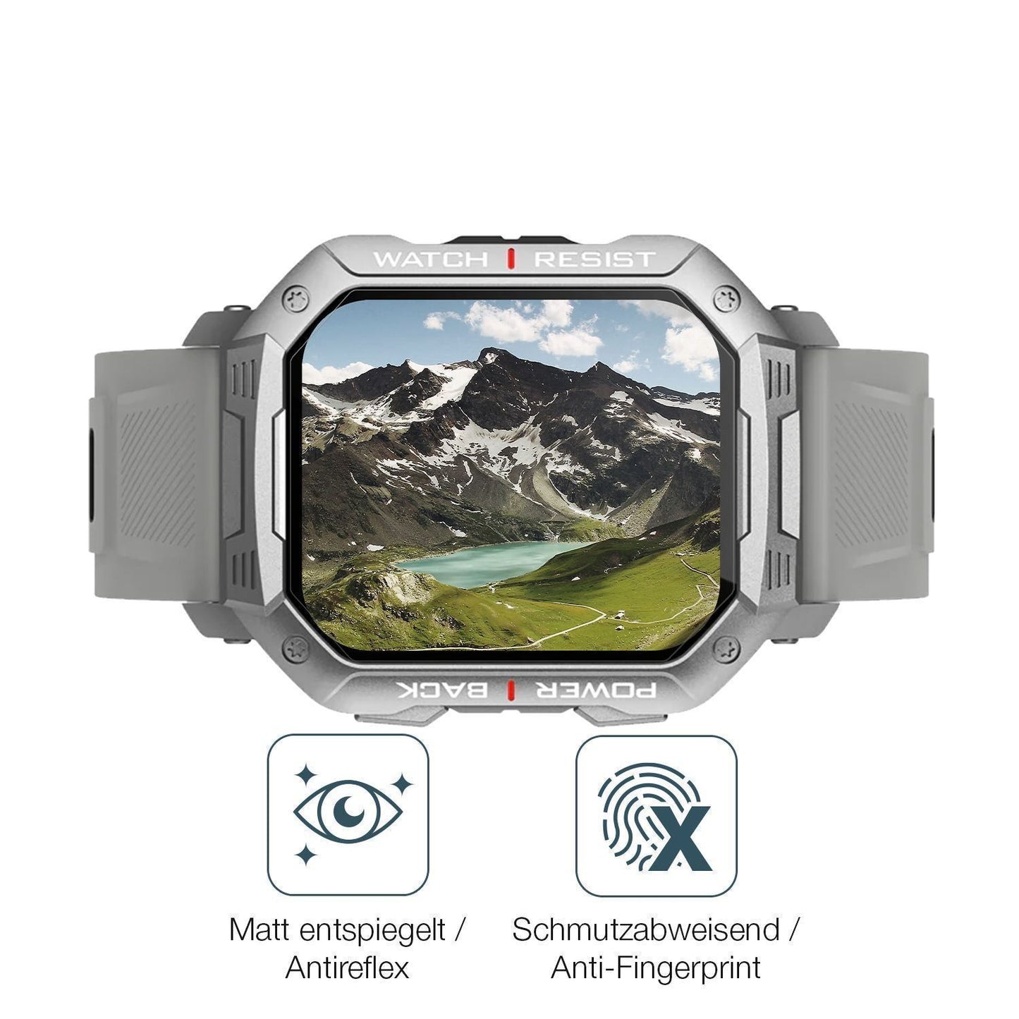 6x Schutzfolie matt für Kumi U3 Pro Display-Schutz (4)
