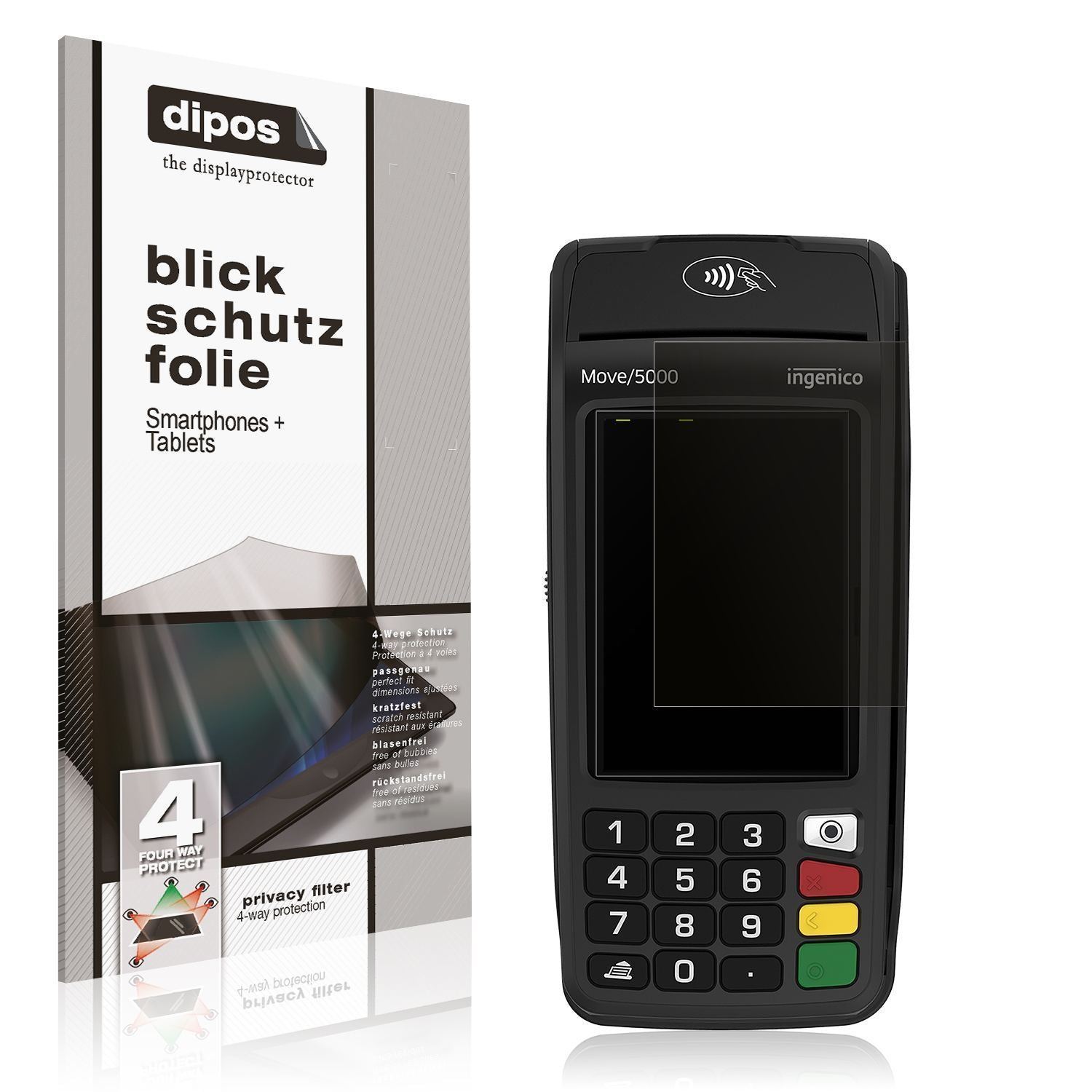 Blickschutzfolie für Ingenico Move 5000 matt Schut (1)