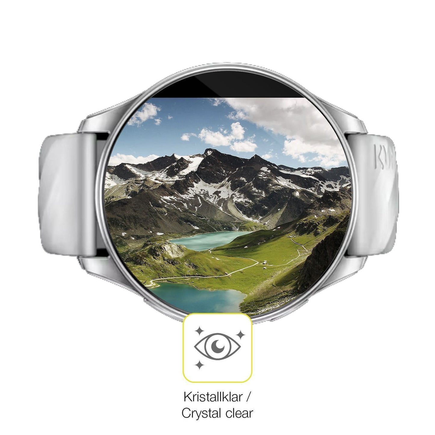 2x 3D Full Cover Schutzfolie für Kumi GW5 Pro 1.43 (5)