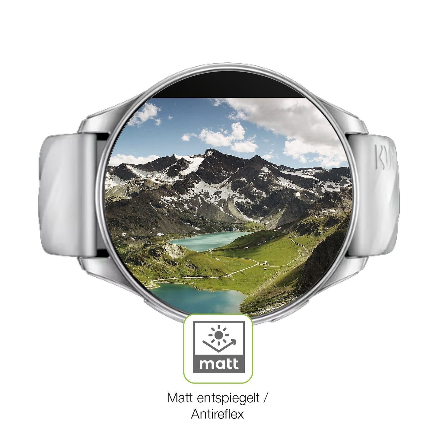 2x Full Cover Schutzfolie matt für Kumi GW5 Pro 1. (5)