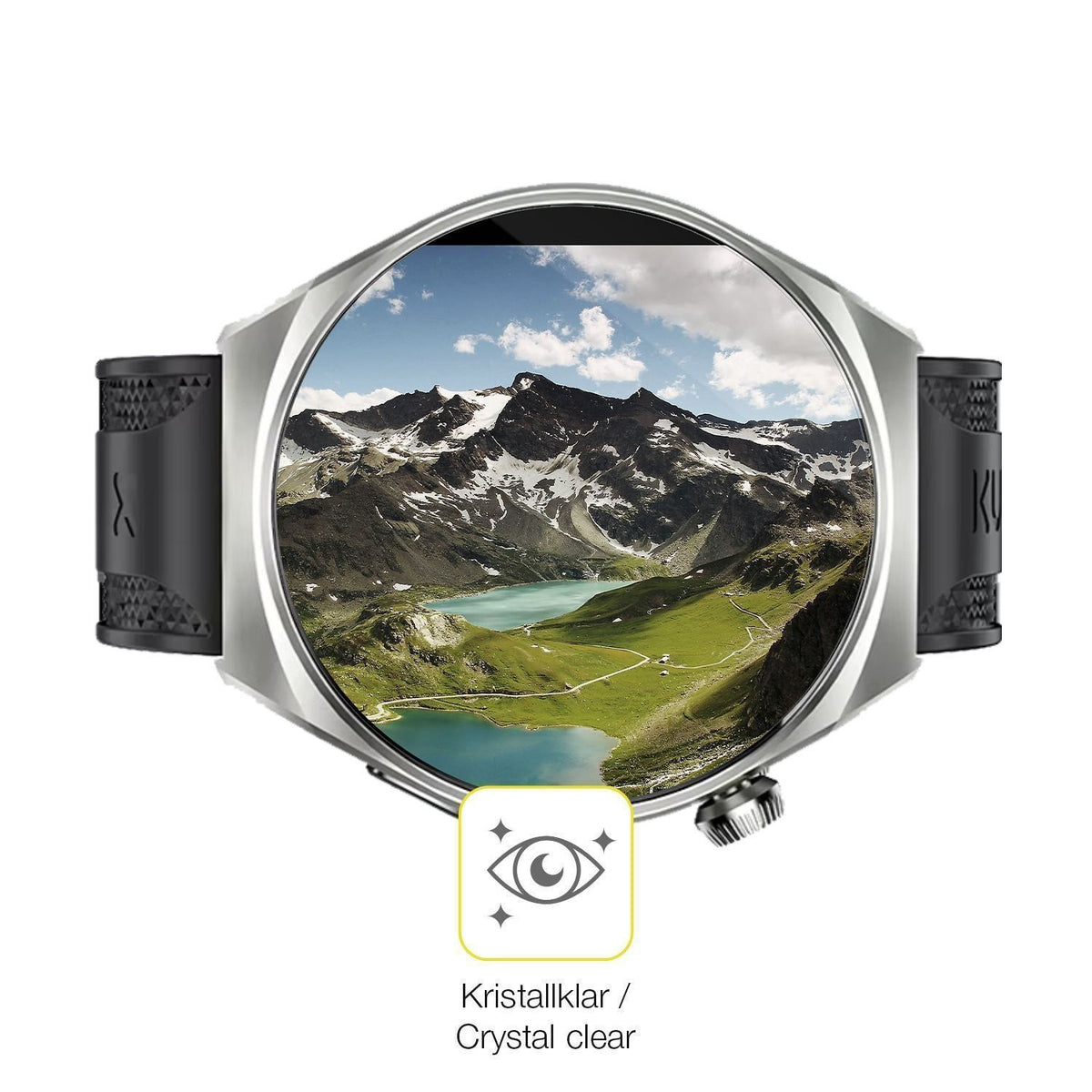 2x 3D Full Cover Schutzfolie für Kumi GW6 1.43 Zol (5)