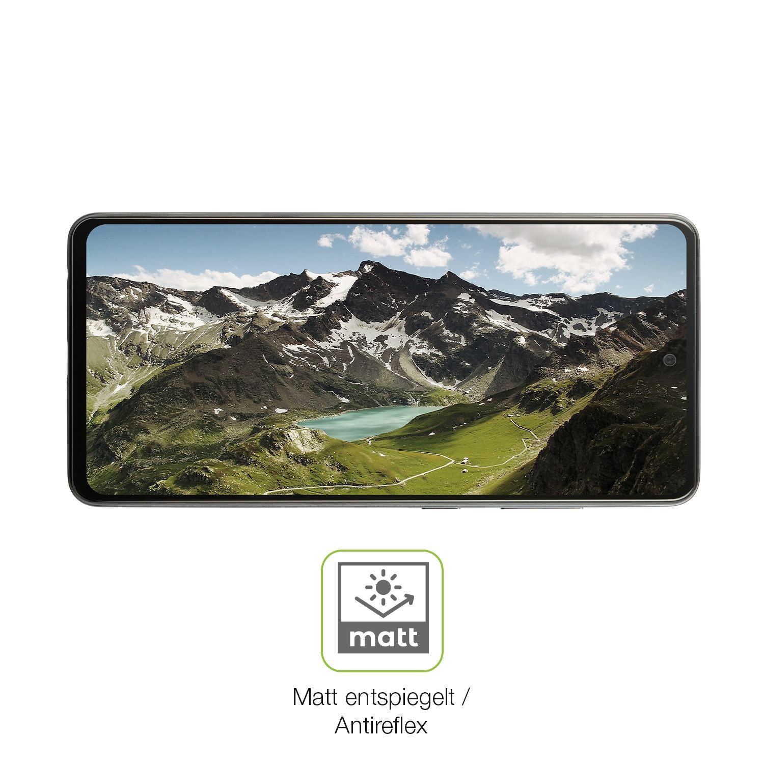 2x Full Cover Schutzfolie matt für Samsung Galaxy  (5)
