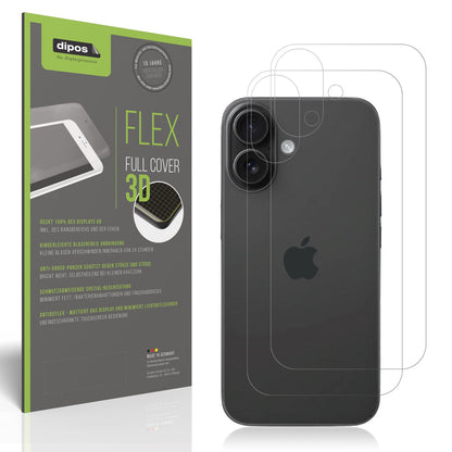 2x Full Cover Schutzfolie matt für Apple iPhone 16 (1)