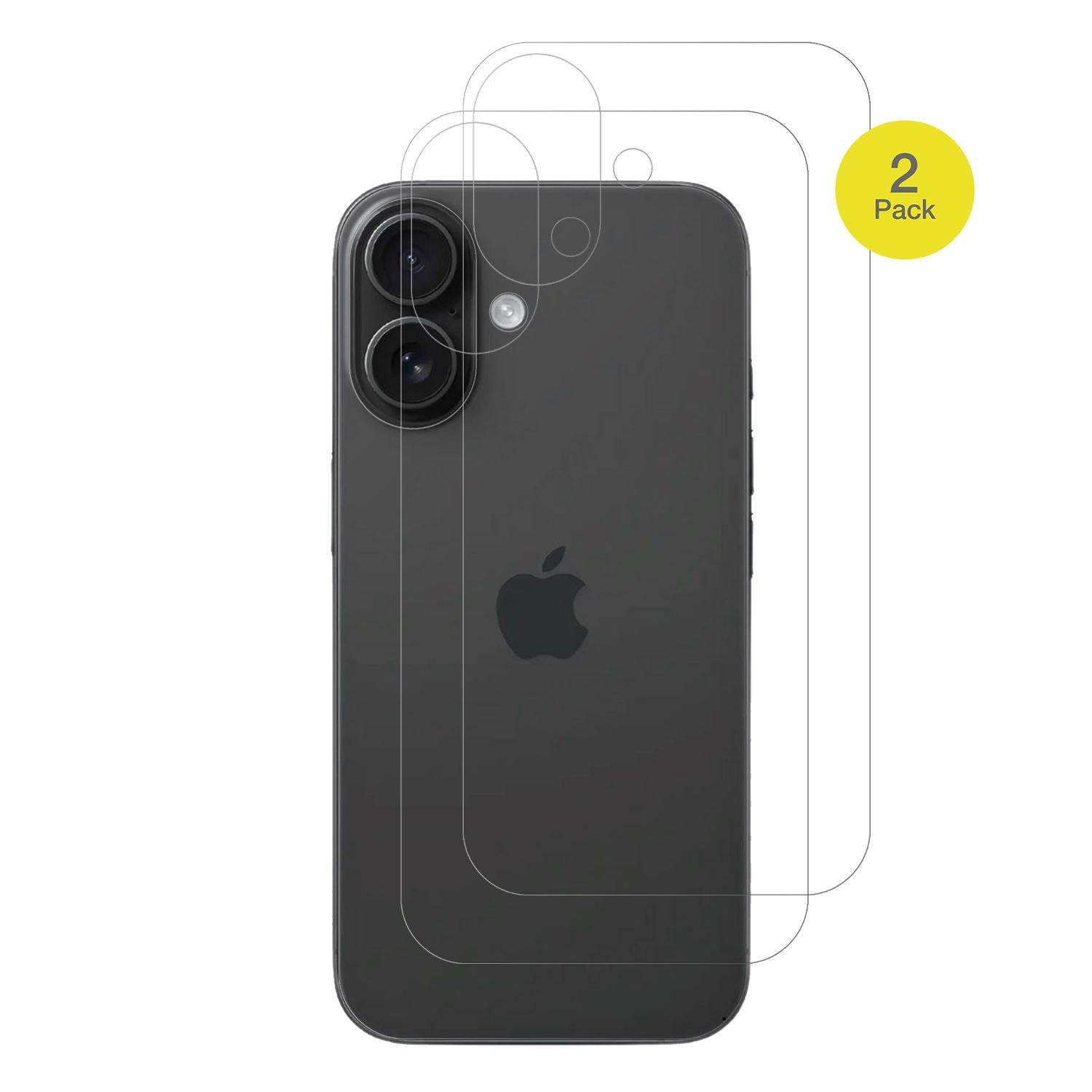 2x Full Cover Schutzfolie matt für Apple iPhone 16 (2)