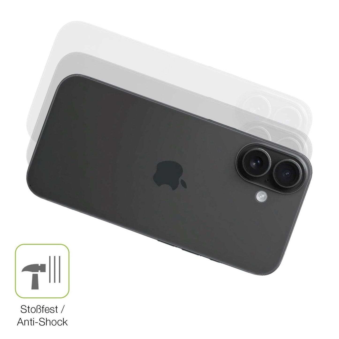 2x Full Cover Schutzfolie matt für Apple iPhone 16 (4)