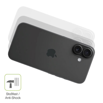 2x Full Cover Schutzfolie matt für Apple iPhone 16 (4)