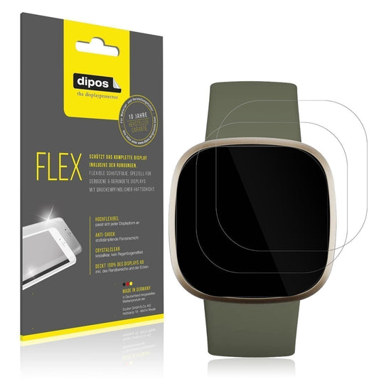 2x 3D Full Cover Schutzfolie für Fitbit Versa 3 (1)
