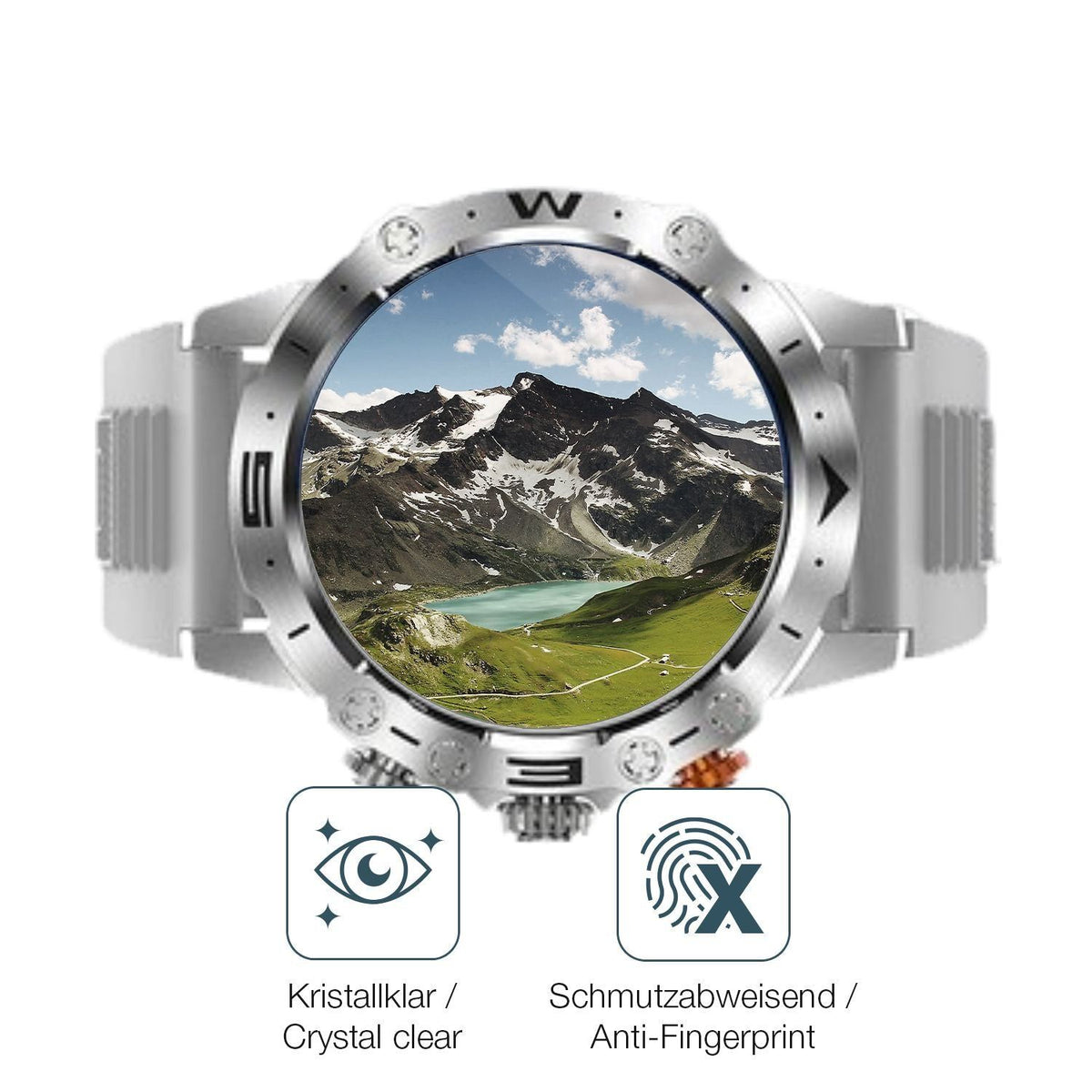 2x 9H Schutzfolie für DekeFit MT43 PRo 1.53 Zoll P (5)