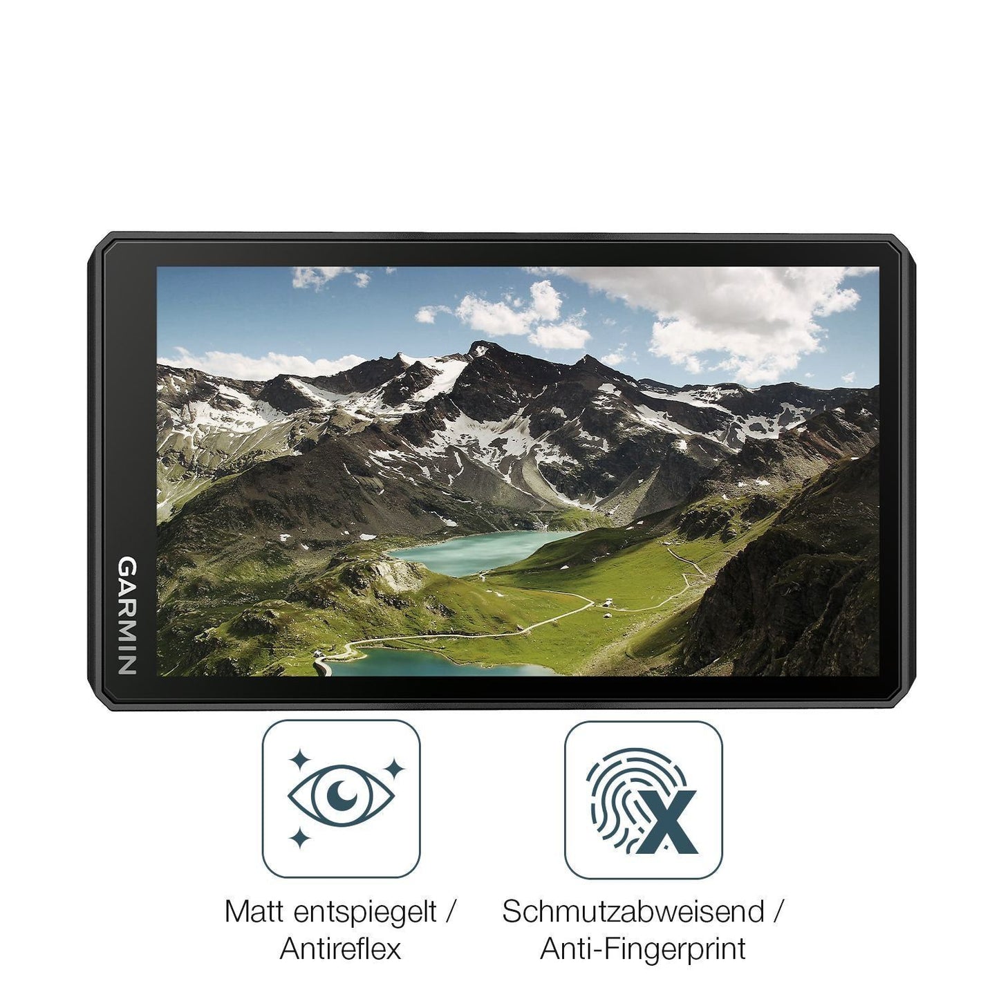 4x Schutzfolie matt für Garmin zumo XT2 Display-Sc (4)