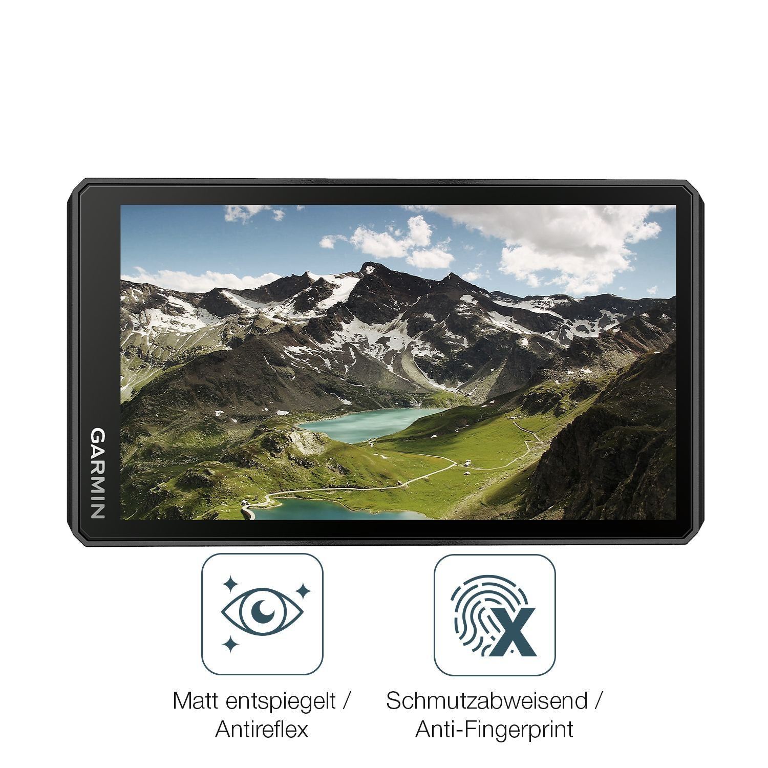 4x Schutzfolie matt für Garmin zumo XT2 Display-Sc (4)