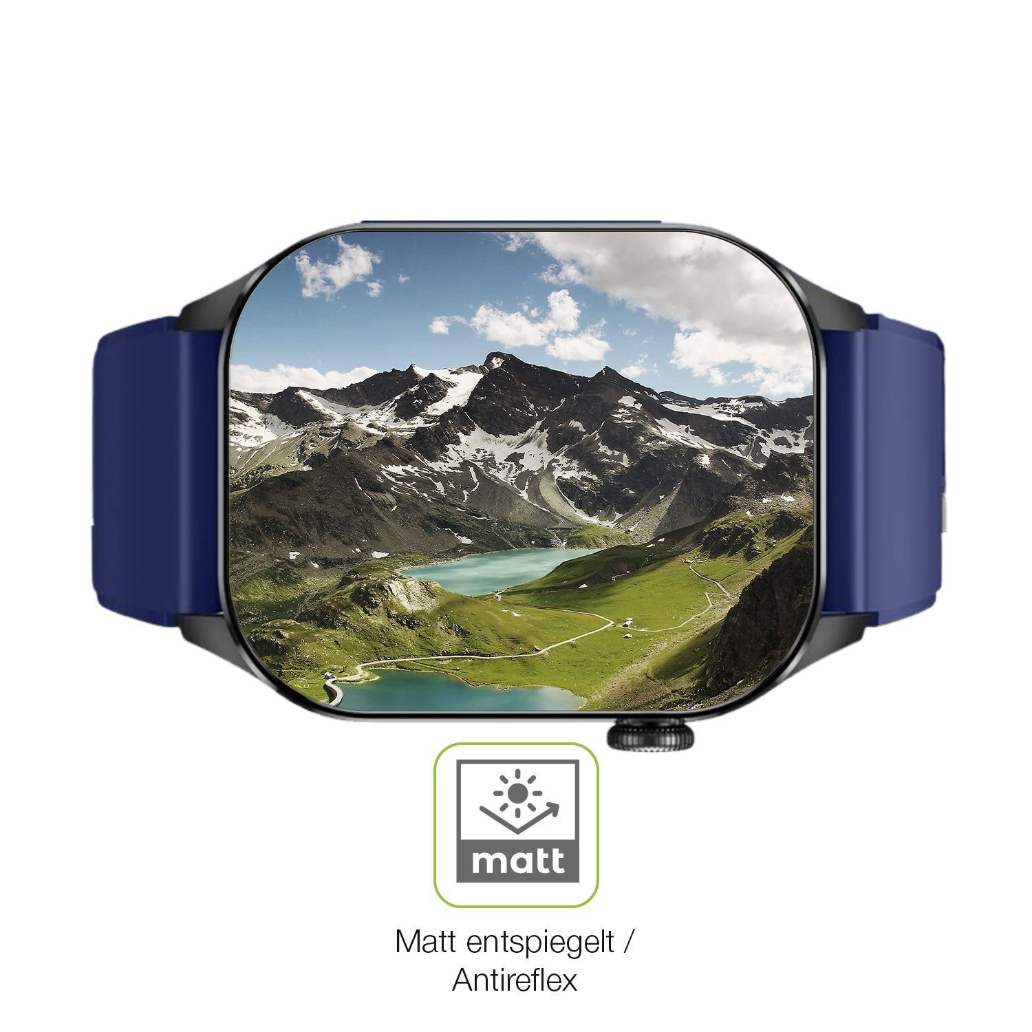 2x Full Cover Schutzfolie matt für Souyie T98 2.04 (5)