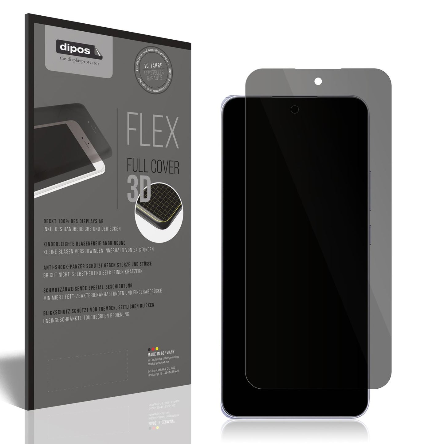 Full Cover Privacy Blickschutzfolie für Oppo A5 Pr (1)