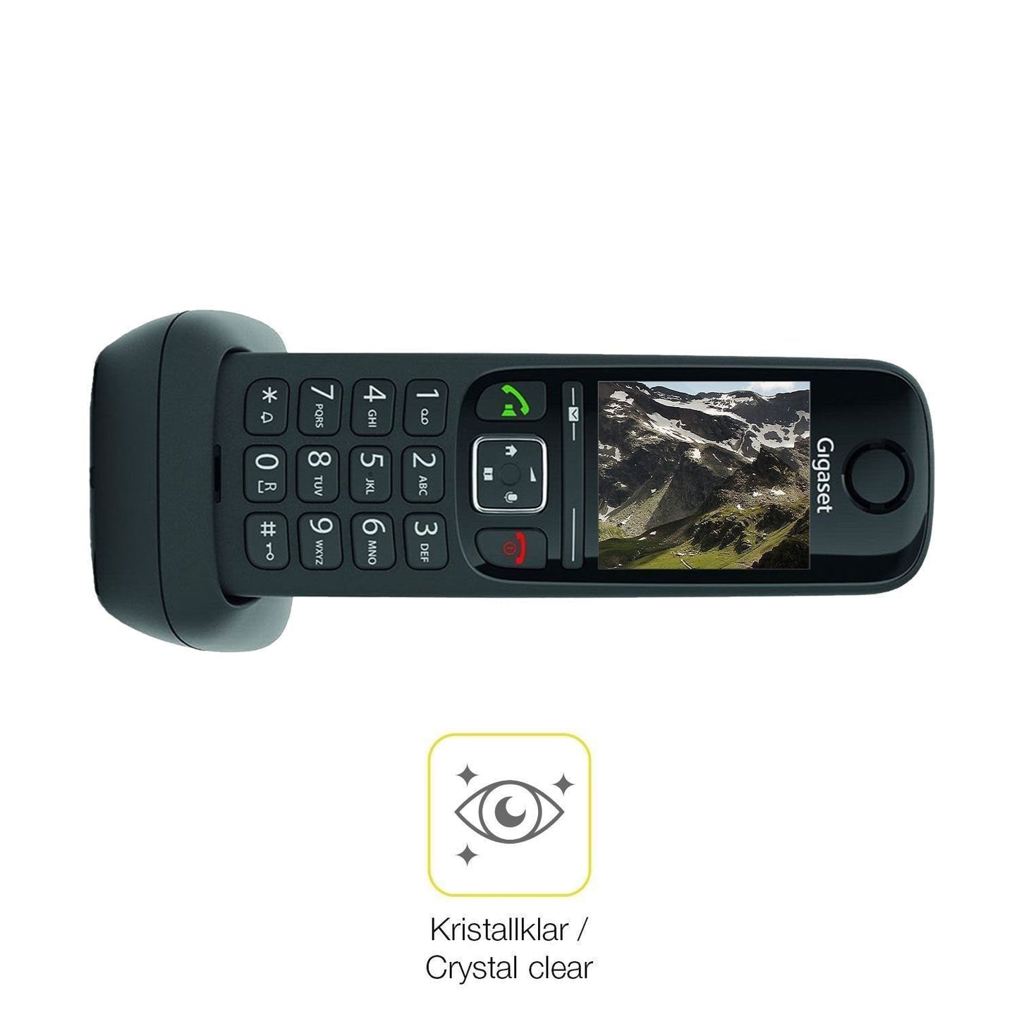 2x 3D Full Cover Schutzfolie für Gigaset AS690 DEC (5)