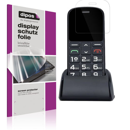 4x Schutzfolie klar für Artfone CS182 Display-Schu (1)