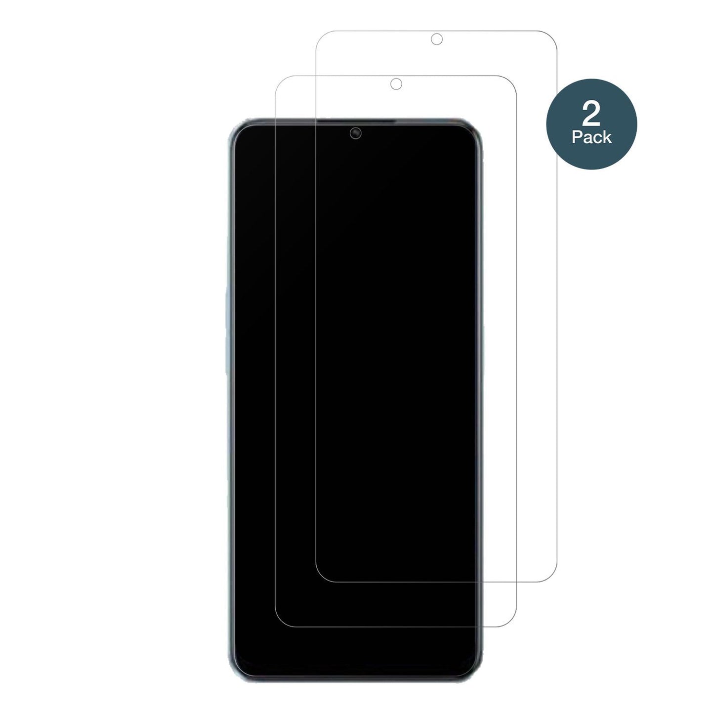 2x 9H Schutzfolie matt für OPPO A58x Panzerfolie (2)