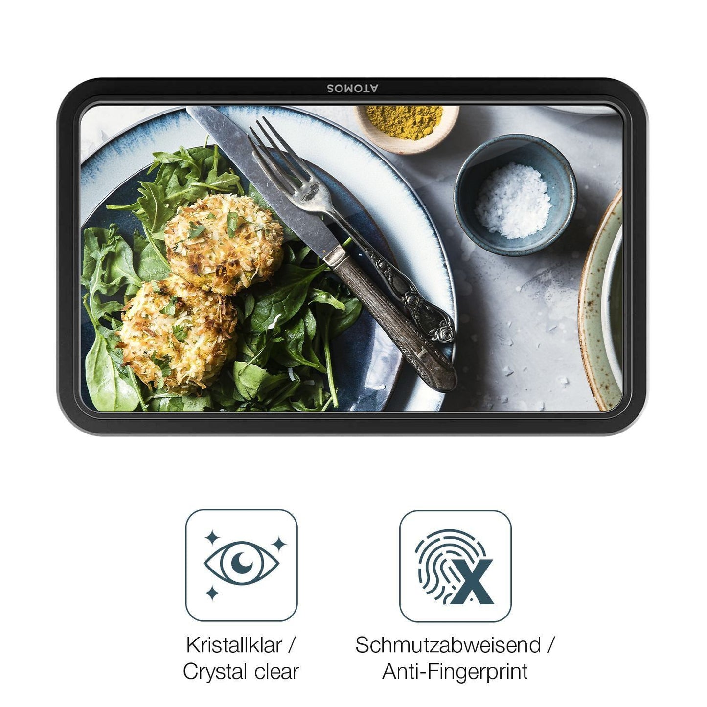 2x Schutzfolie klar für Atomos Shinobi 2 Display-S (4)