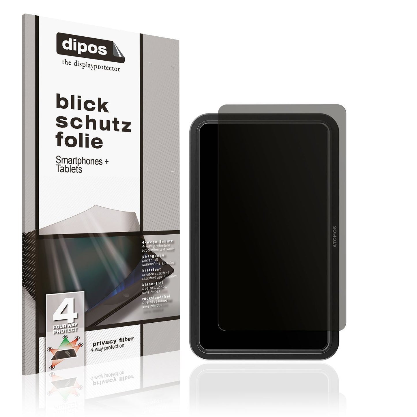 Blickschutzfolie für Atomos Shinobi 2 matt Schutzf (1)