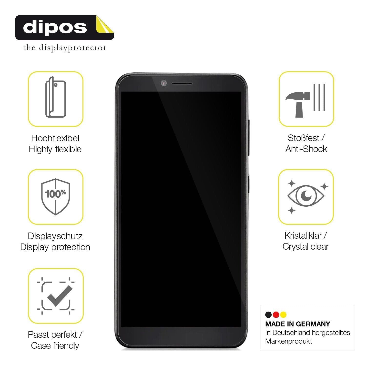 1x 3D Full Cover Schutzfolie für Multilaser F Pro  (7)