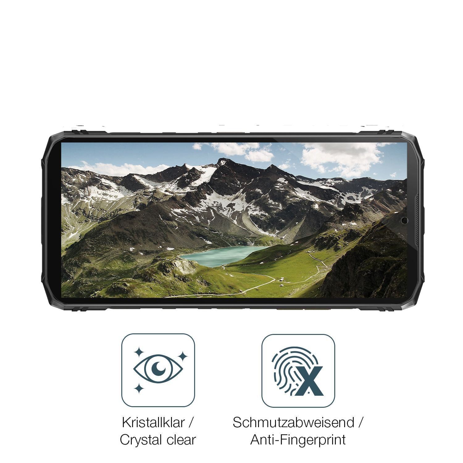 2x 9H Schutzfolie für Doogee Blade 10 Outdoor Panz (5)