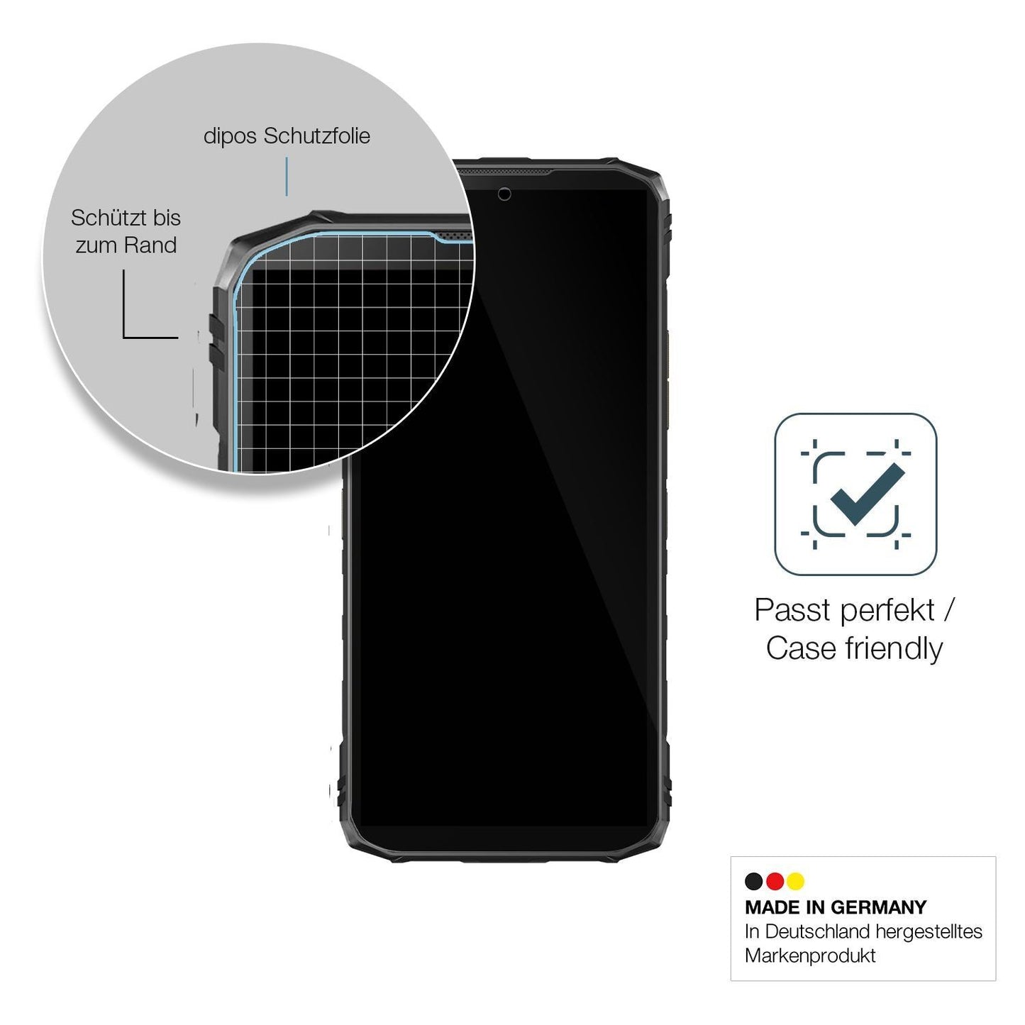 2x 9H Schutzfolie für Doogee Blade 10 Outdoor Panz (6)