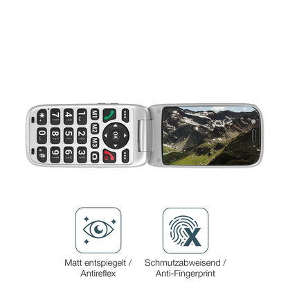 4x Schutzfolie matt für SPC Polaris 4G Display-Sch (4)