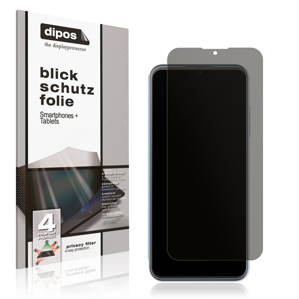 Blickschutzfolie für Hotwav Note 15 Pro matt Schut (1)
