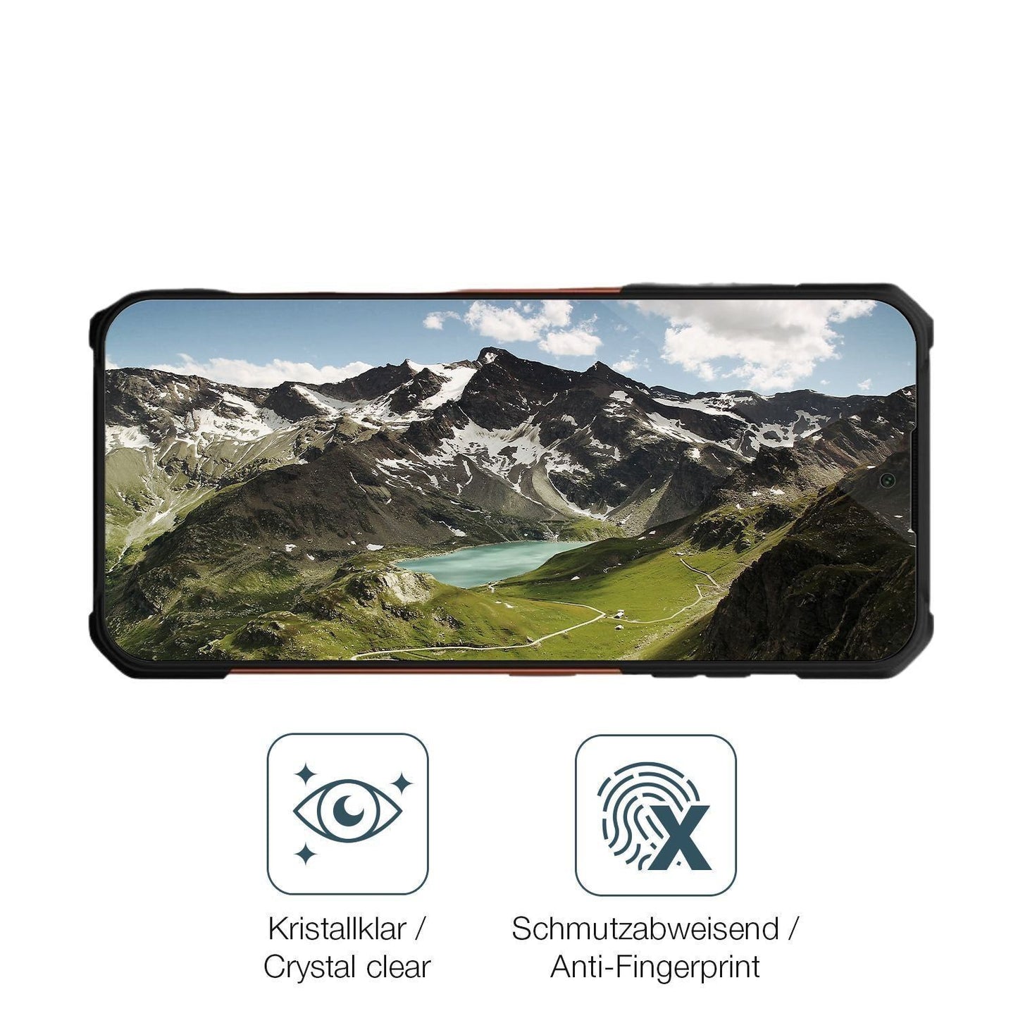 4x Schutzfolie klar für myphone Hammer Constructio (4)