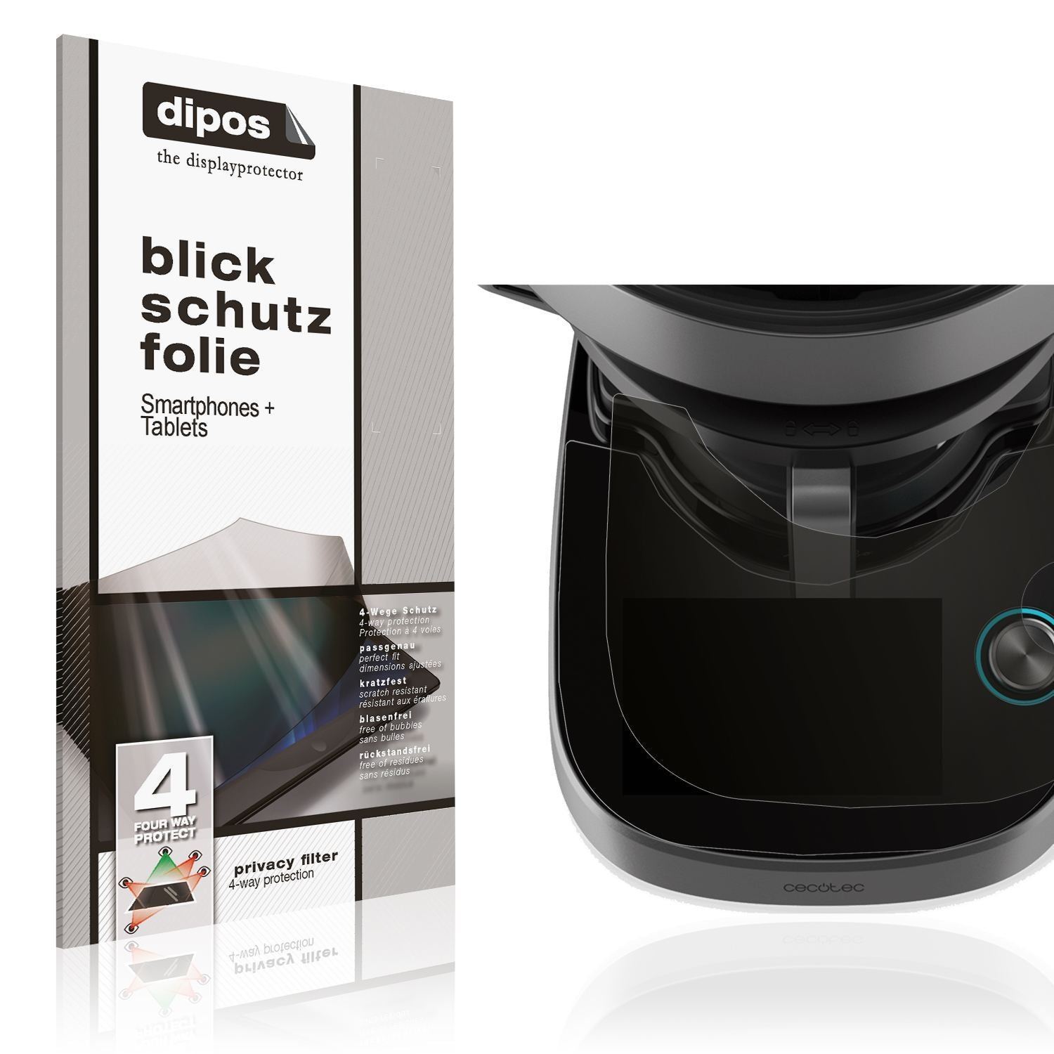 Blickschutzfolie für Cecotec Mambo Victory Xl matt (1)