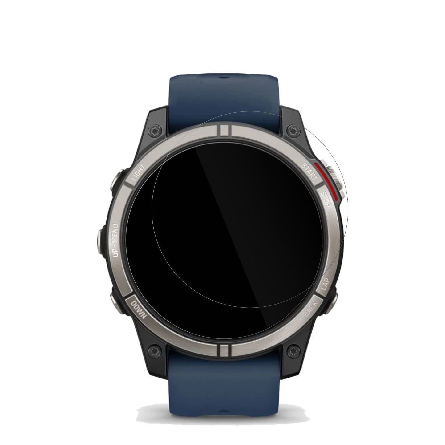 6x Schutzfolie klar für Garmin quatrix 7 Pro Displ (2)