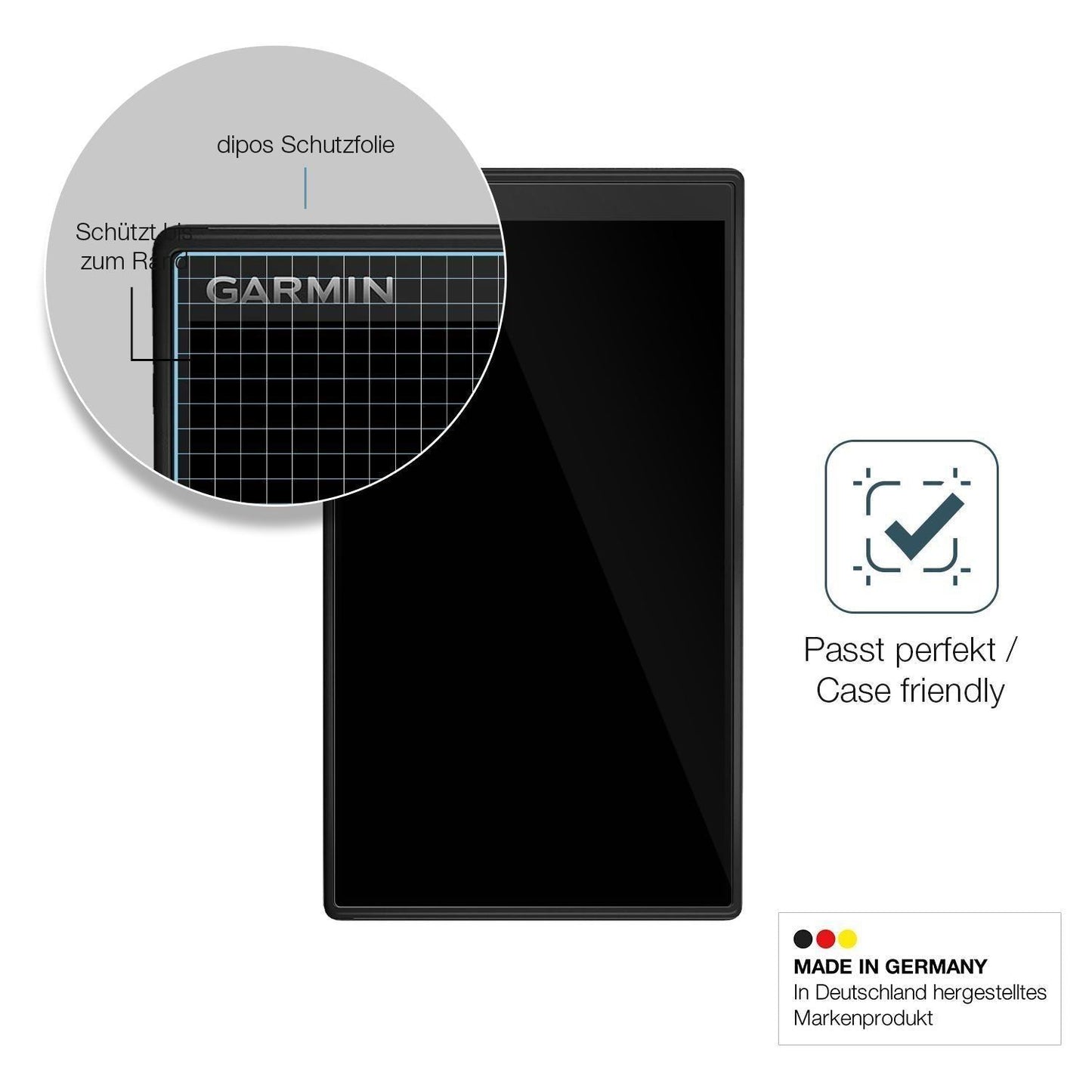 2x 9H Schutzfolie für Garmin DriveSmart 55 Panzerf (6)