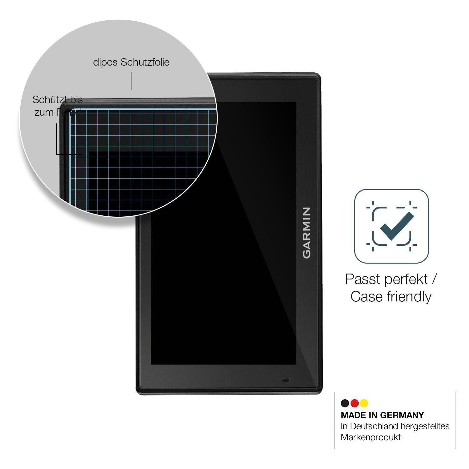 2x 9H Schutzfolie für Garmin DriveSmart 51 Panzerf (6)