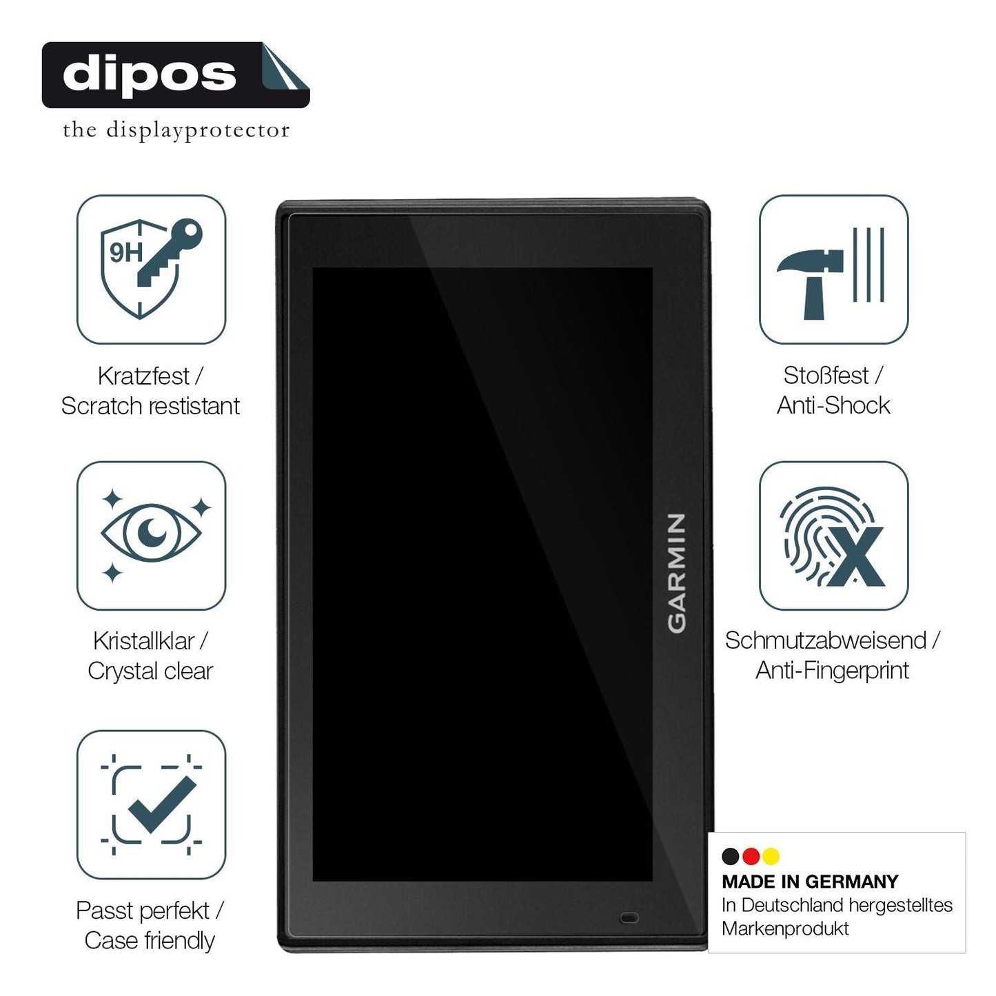 2x 9H Schutzfolie für Garmin DriveSmart 51 Panzerf (7)
