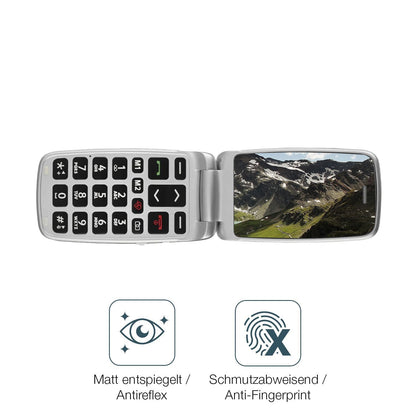 2x 9H Schutzfolie matt für Doro Primo 360014 Panze (5)