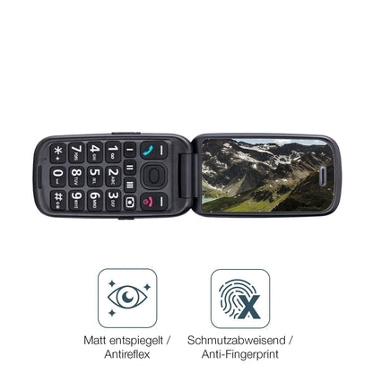 4x Schutzfolie matt für Panasonic KX-TU550EXC Disp (4)