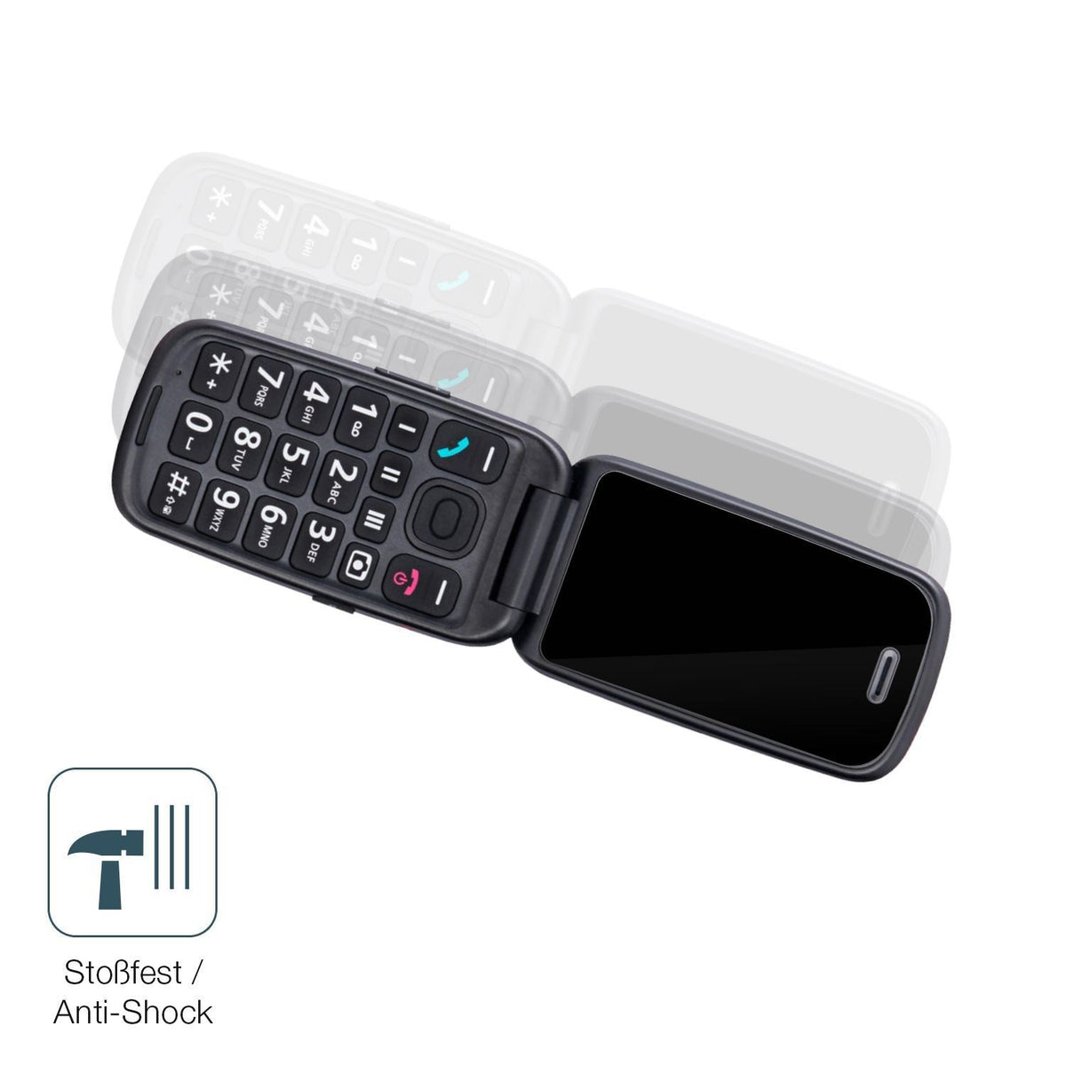 2x 9H Schutzfolie für Panasonic KX-TU550EXC Panzer (4)