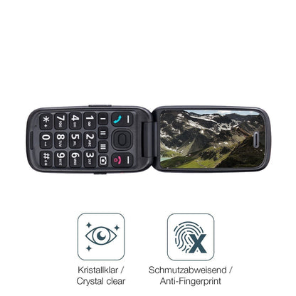 4x Schutzfolie klar für Panasonic KX-TU446EXC Seni (4)