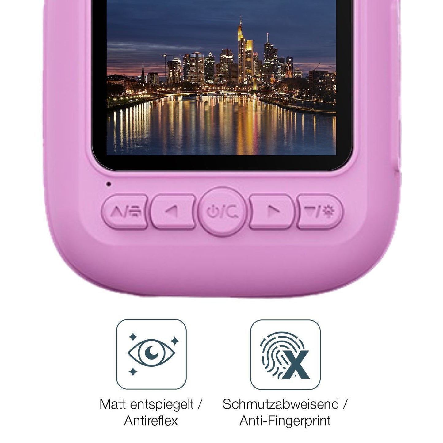 4x Schutzfolie matt für CAMCLID ET-6 Kinder Kamera (4)