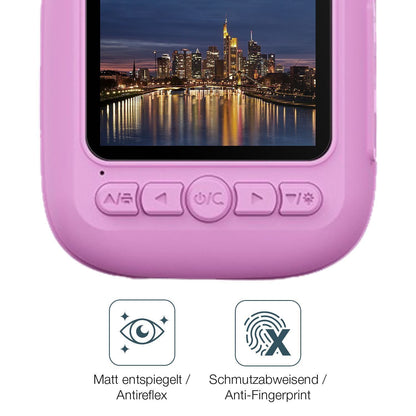 4x Schutzfolie matt für CAMCLID ET-6 Kinder Kamera (4)