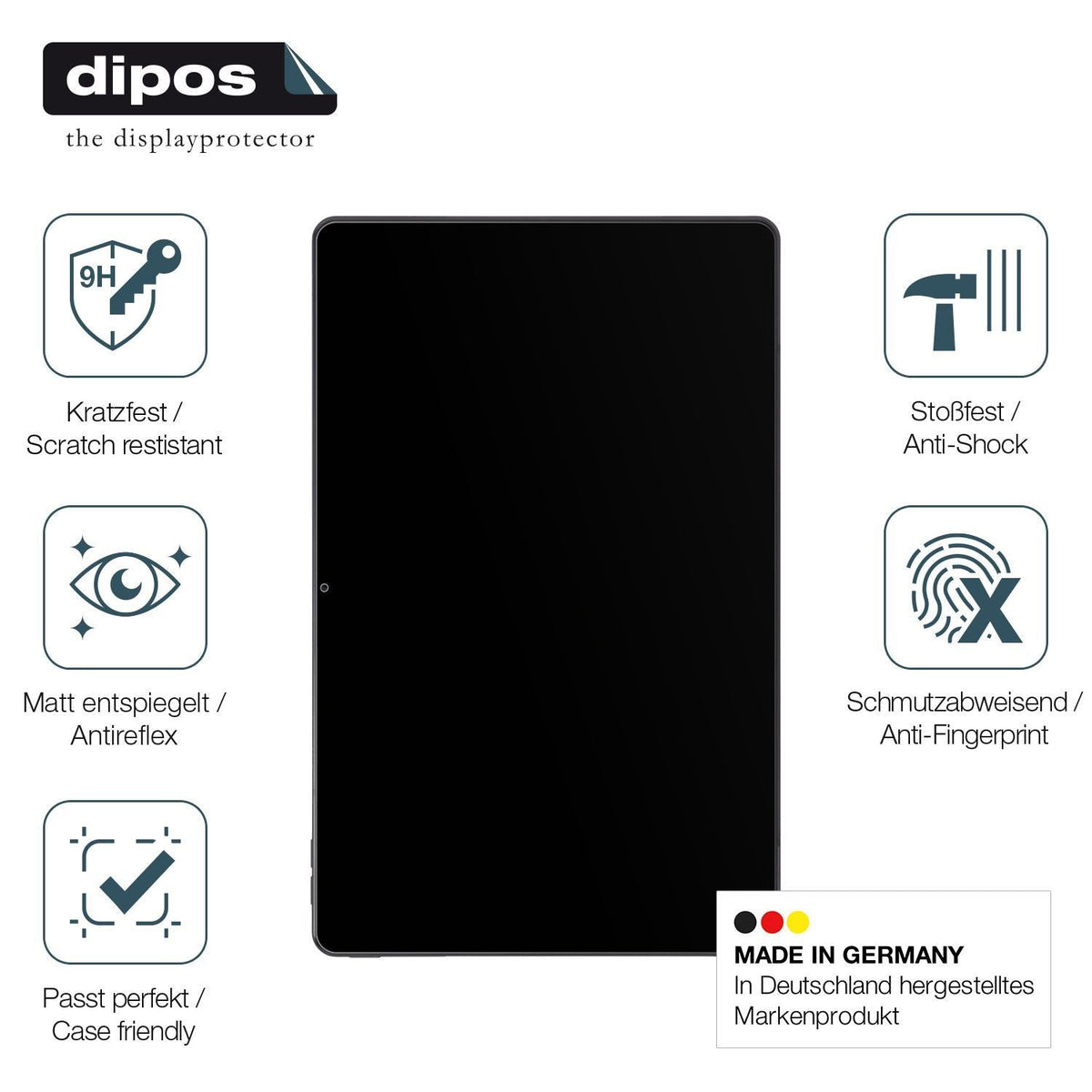 2x 9H Schutzfolie matt für Lenovo Tab TB311FU Panz (7)