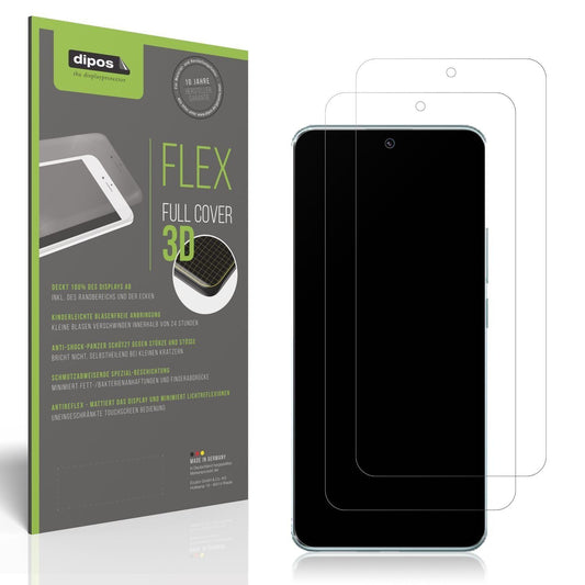 2x Full Cover Schutzfolie matt für Xiaomi Redmi No (1)