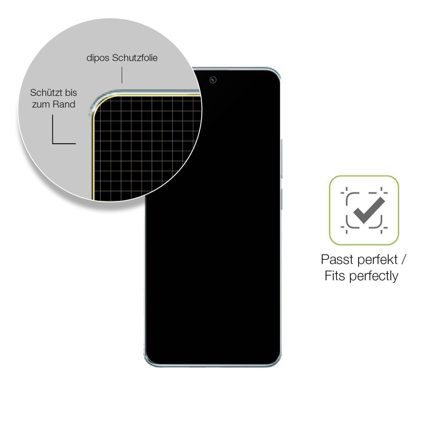 2x Full Cover Schutzfolie matt für Xiaomi Redmi No (6)