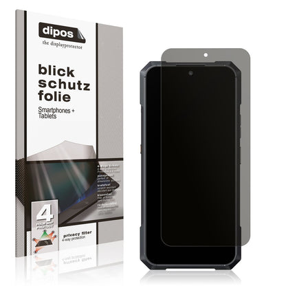 Blickschutzfolie für Cubot KingKong X Pro matt Sch (1)