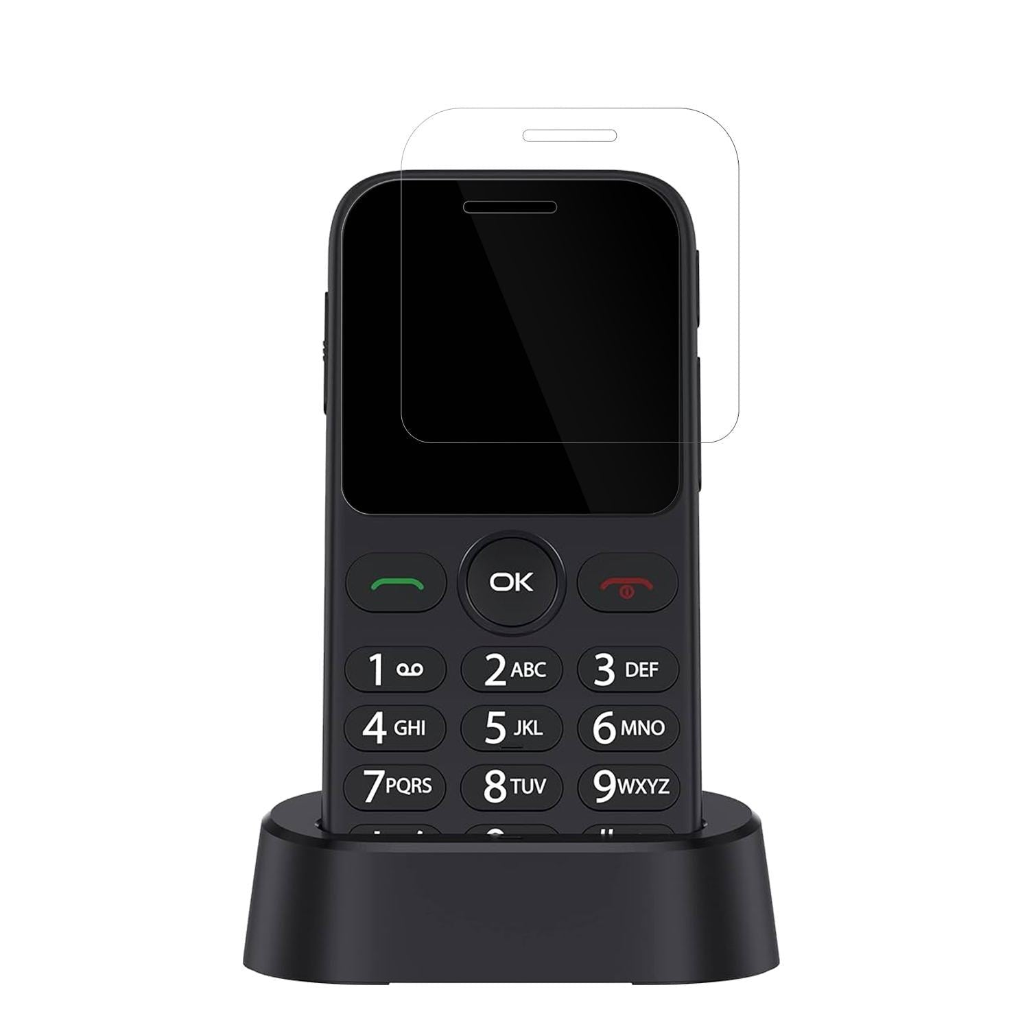 4x Schutzfolie klar für Alcatel 2020X Display-Schu (2)
