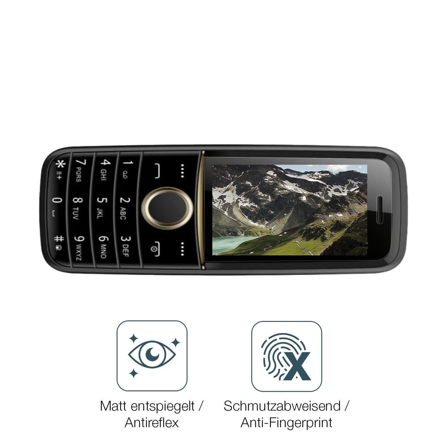 4x Schutzfolie matt für Cellecor A1 Display-Schutz (4)