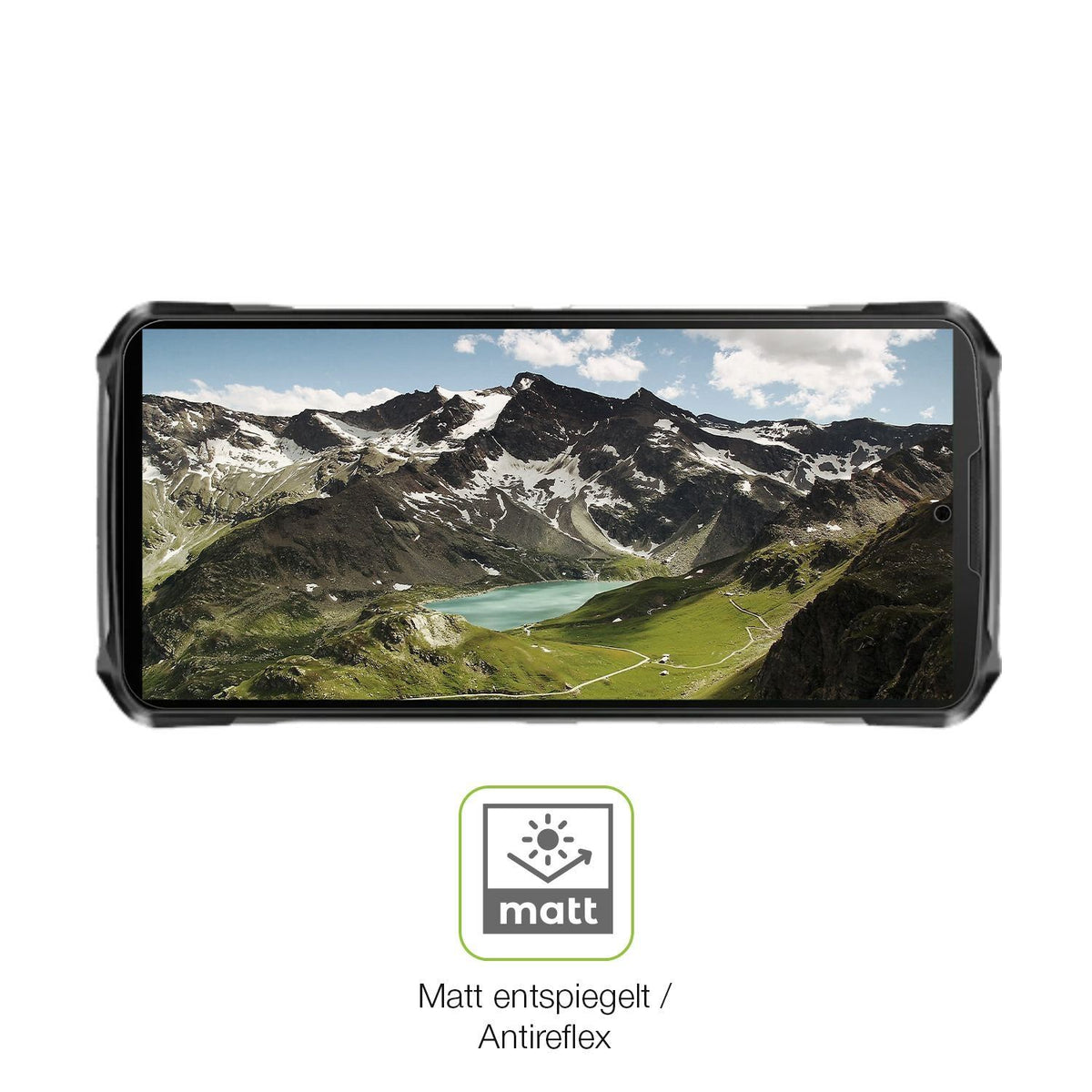 2x Full Cover Schutzfolie matt für Doogee S119 (5)